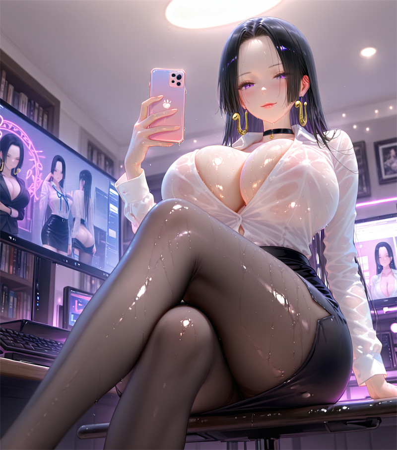 [第209期] [航海王] [波雅汉库克] 巨乳黑丝激情 [131P]