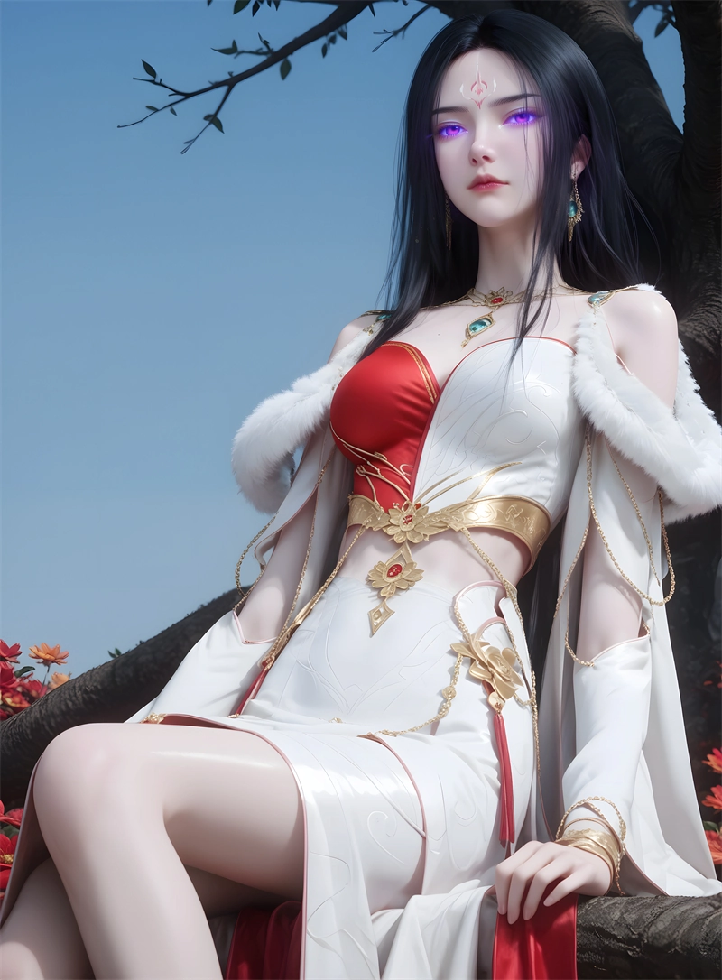 [147]精致AI绘画-仙逆-魔化红蝶-涩涩