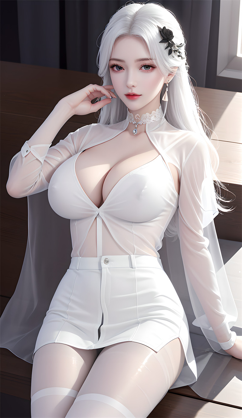 [第1276期] [完美世界] [柳神 · 系列二十一] 白发女神 [43P]