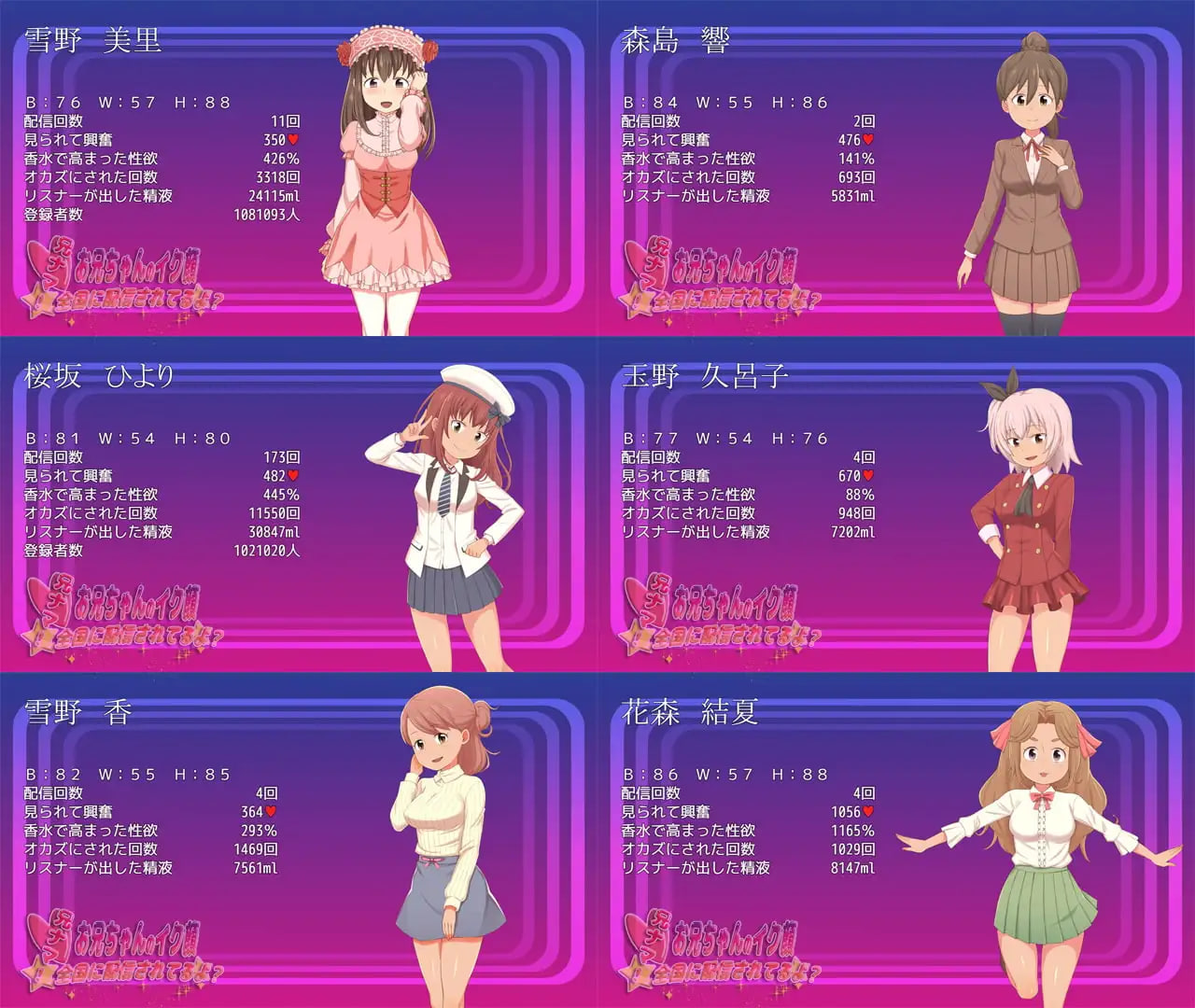 新官中[日式SLG/后宫/姐姐×正太] 哥直播！ ～哥哥的高潮脸、被直播到全国了喔?～ 兄ナマ!～お兄ちゃんのイク顔、全国に配信されてるよ?～ 官中版+存档 [PC+安卓 1.30G]
