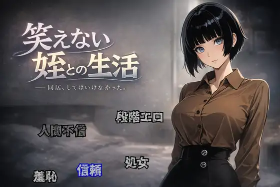 增添AZ[拨作RPG/羞耻耻辱] 与不苟言笑的侄女共同生活 笑えない姪との生活  内嵌AI汉化版 [PC+安卓380M]