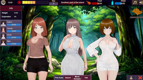 新作[互动3D/动态] 欲望绽放的荒岛 Deserted Island Where Desire Blossoms 官中步兵版+存档 [1.20G]