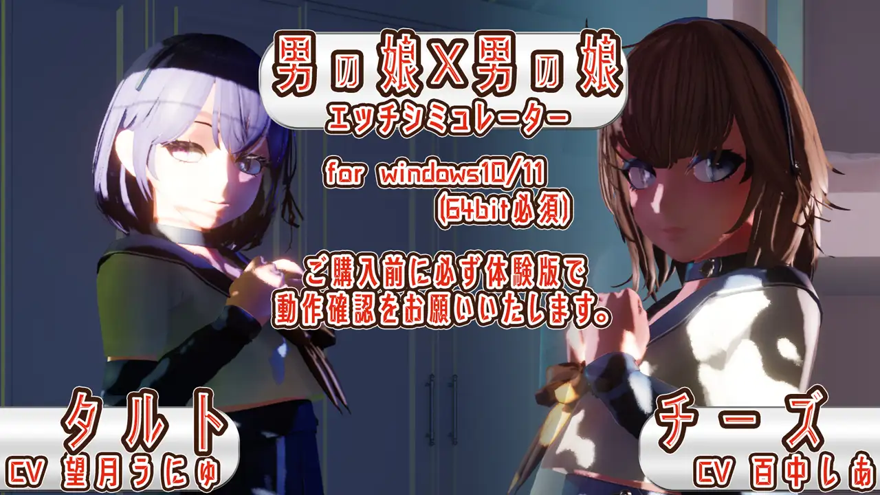 新作[互动SLG/3D作品/伪娘/动态] 伪娘・睿智 otokonoko H  男の娘・叡智 otokonoko H 生肉 [1.19G]