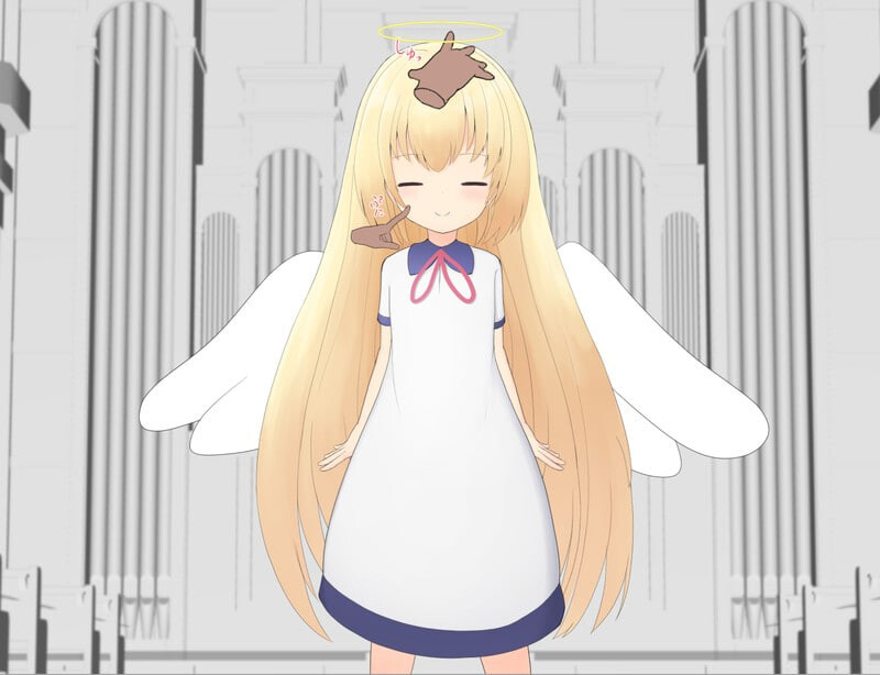 增添AZ[互动SLG/触摸抚摸] 心跳触摸小天使 どきどきおさわり小天使ちゃん  内嵌汉化版 [PC+安卓370M]
